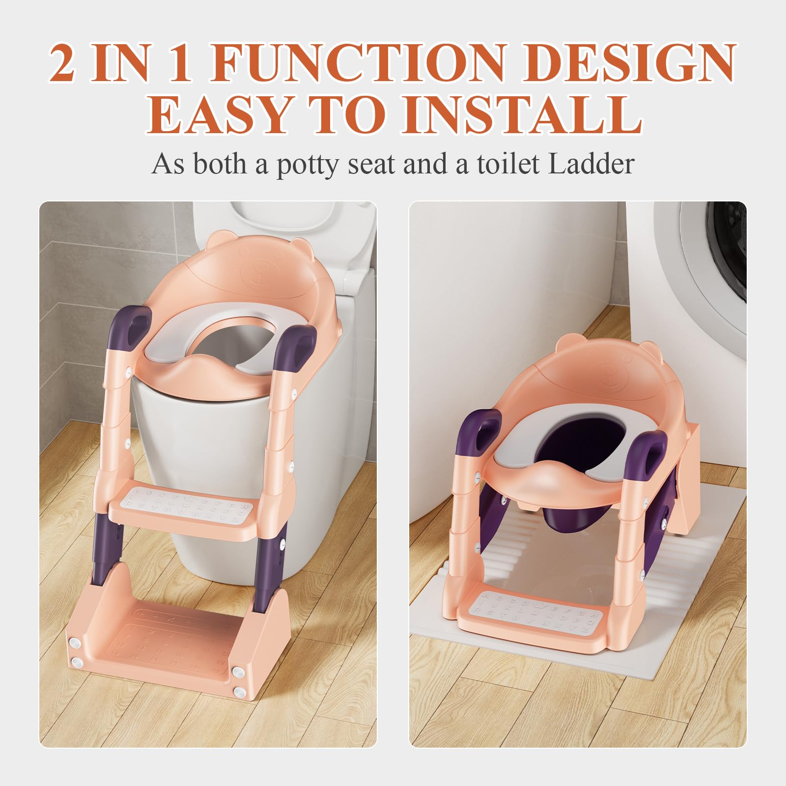 TuckInn potty-training-seat-rounded-handles illustrate secure grip during transitions.