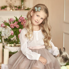 Tucnoeu butterfly bow detail, durable zinc alloy clip