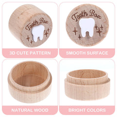 Tucnoeu Rustic Tooth Box front label highlights purpose and charm