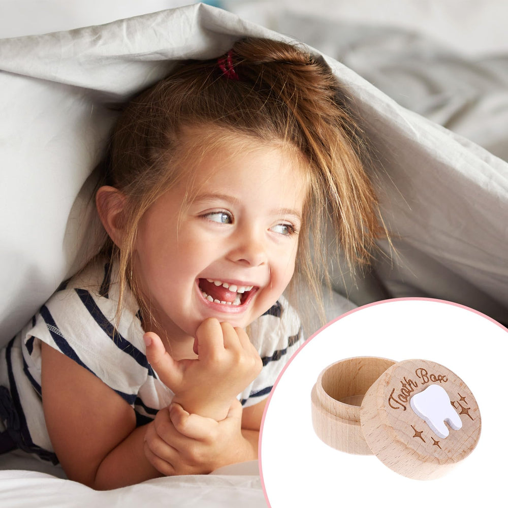 Tucnoeu Tooth Fairy Box 3D tooth feature adds playful appeal for kids.