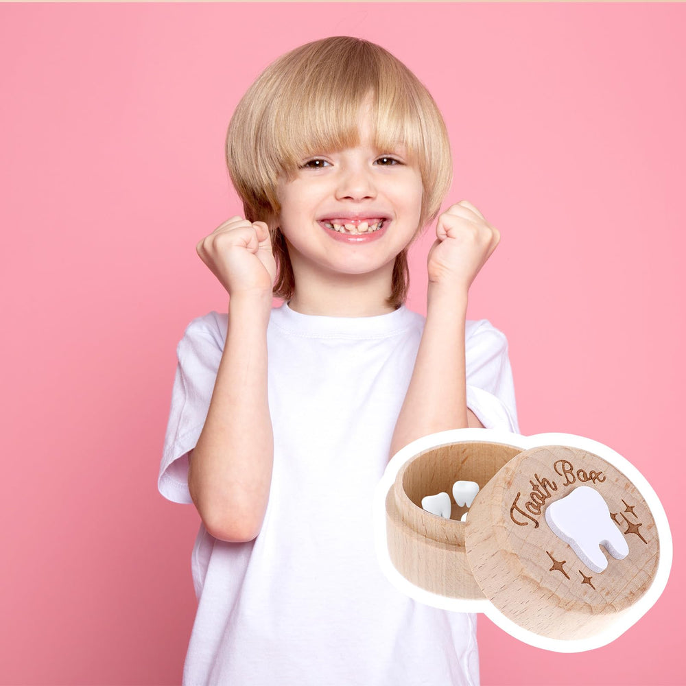 Tucnoeu Tooth Fairy Box compact size fits neatly into drawers and bags.