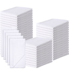 Tudomro birdseye cloth diapers 50-pack, reusable for daily baby care.