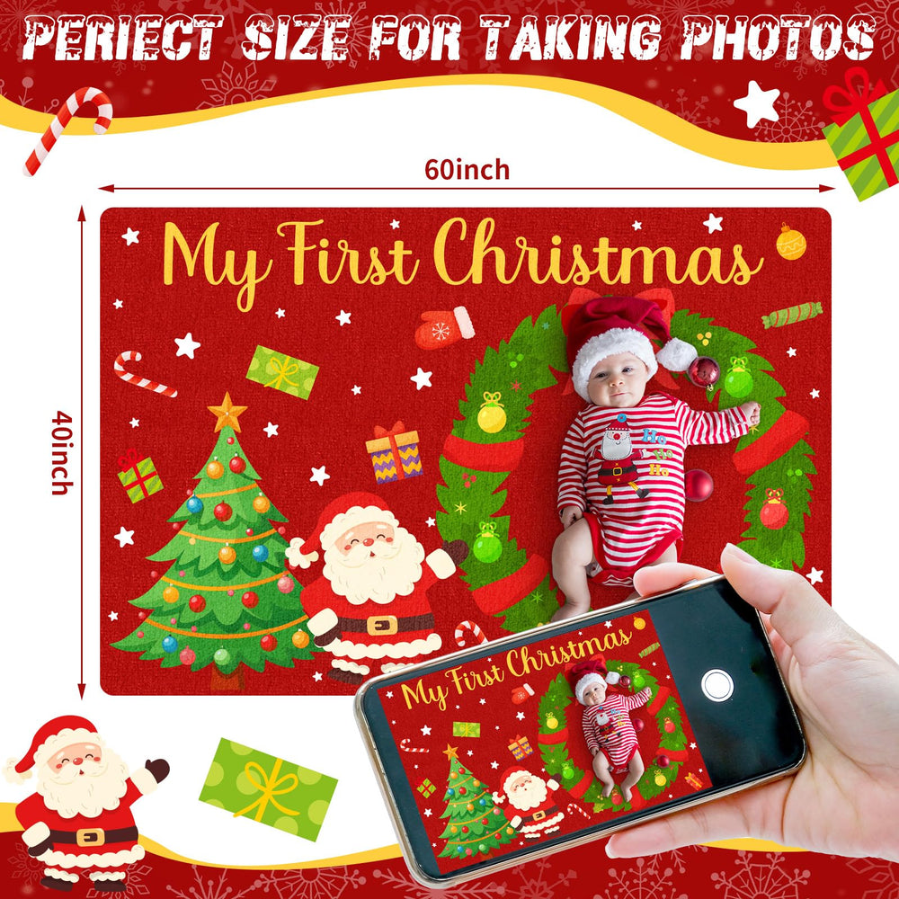 Tudomro first Christmas blanket folded edges enhance durability and a neat cozy finish.