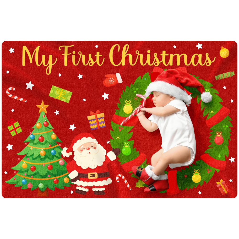 Tudomro first Christmas blanket Santa design offers warm cuddles and festive photo props.