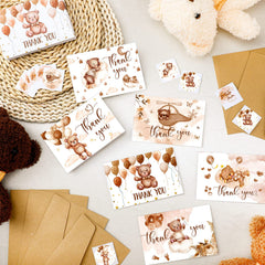 Tudomro bear stickers set to decorate cards and gifts