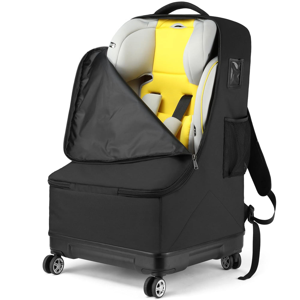 TUGUAN bag in-use at airport shows easy loading and mobility.