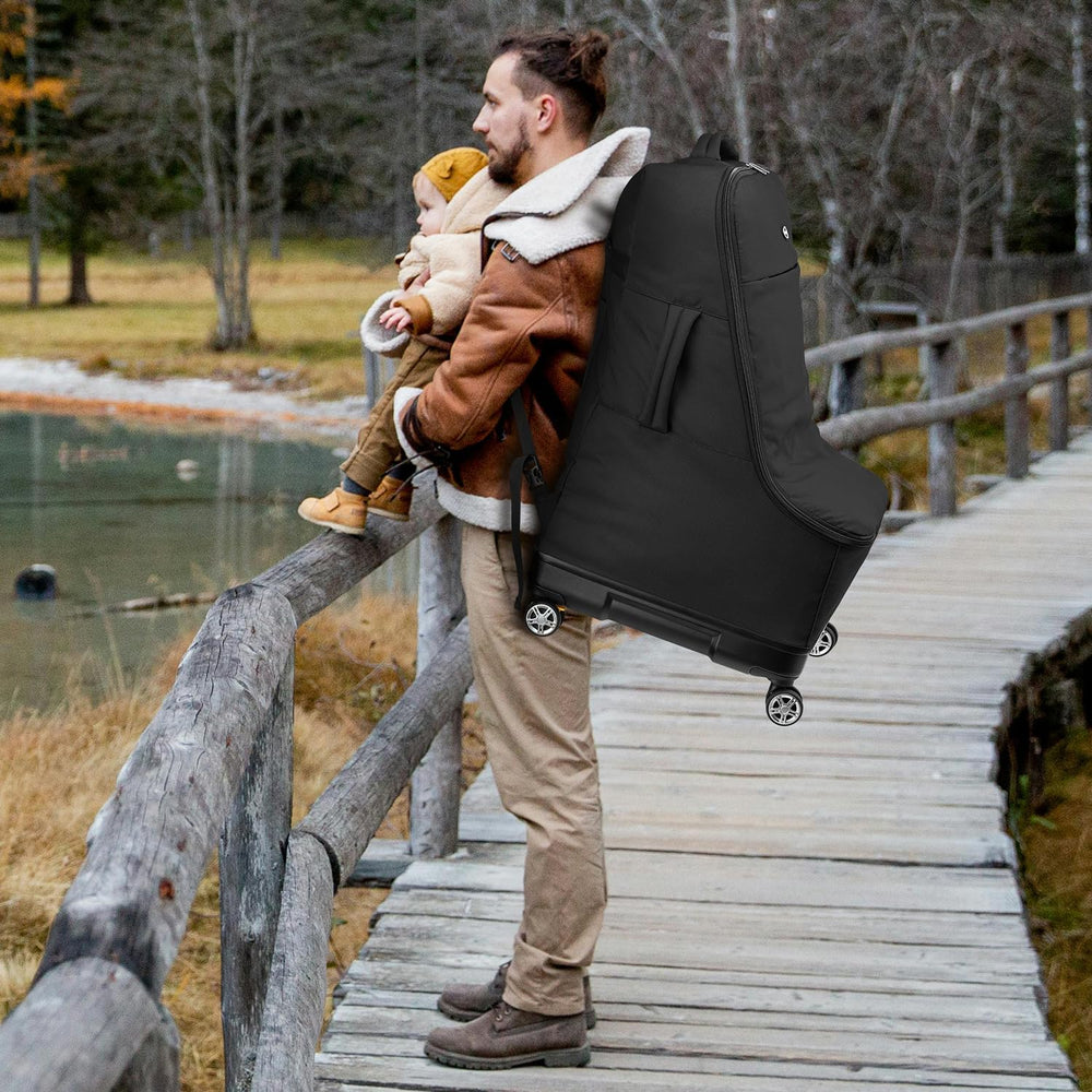 TUGUAN travel bag black color option for sleek, versatile travel gear.