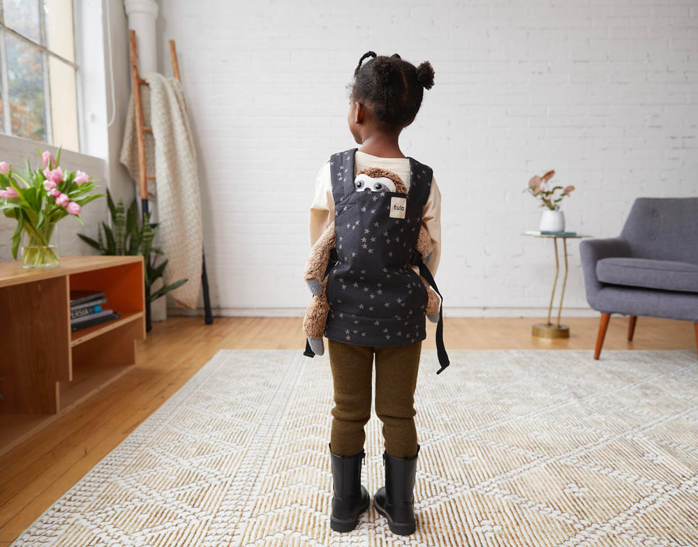 Tula Baby Mini Toy Carrier is machine washable for easy cleanup after adventures.