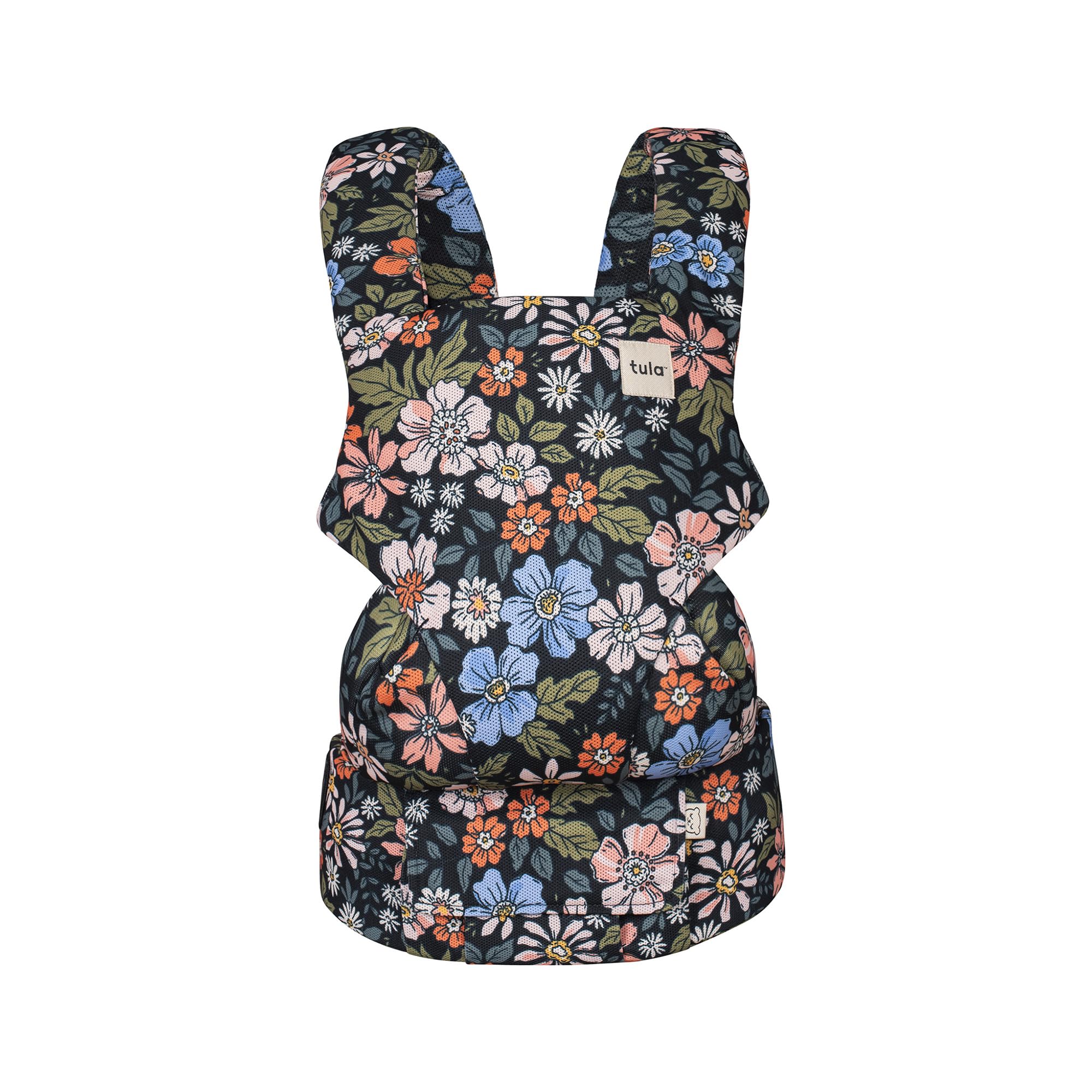 Tula Explore front-facing-out carrier with breathable mesh for curious babies.