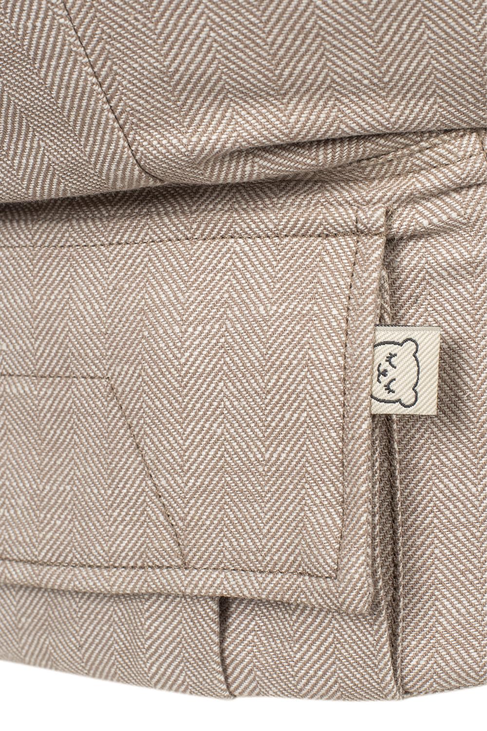 Tula Linen toddler carrier back carry with breathable fabric for warm days.