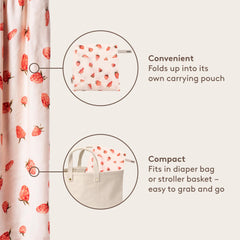 Tula Stretchy Tencel wrap highlights breathable, moisture-wicking fabric for all-day comfort
