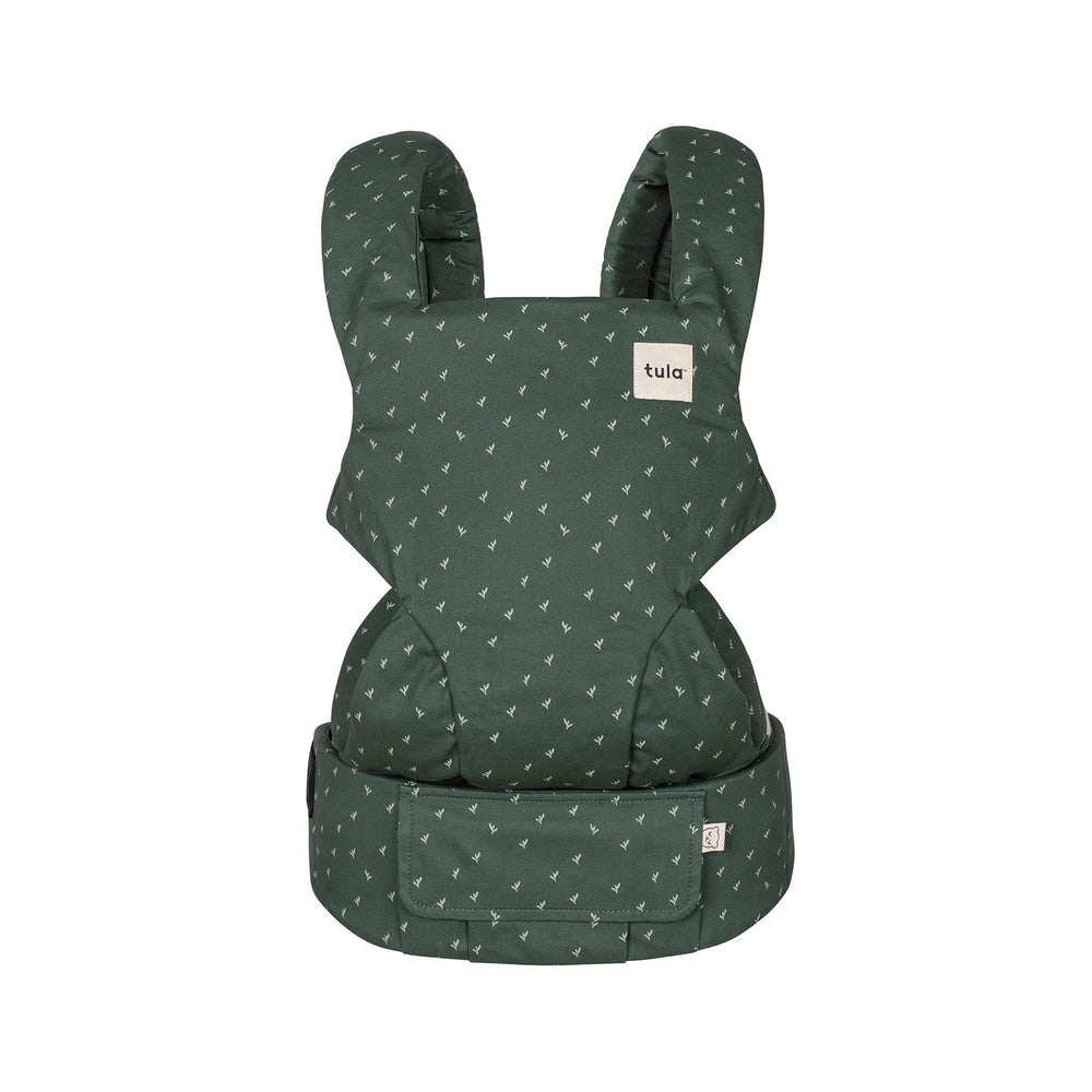 Tula Explore front-facing-out carry with ergonomic support for curious babies on outings