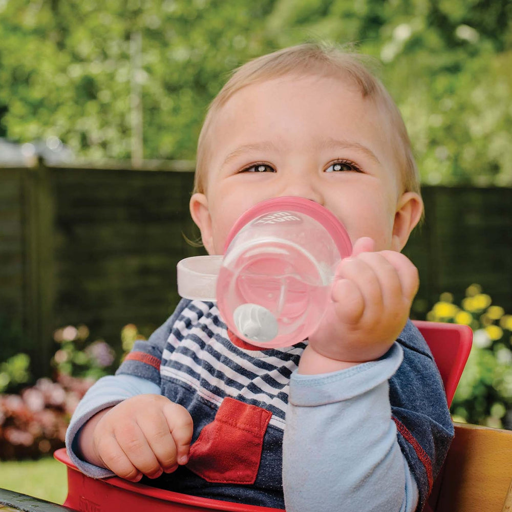TUM TUM Betsy Bear BPA-free design ensures safe sipping for toddlers.