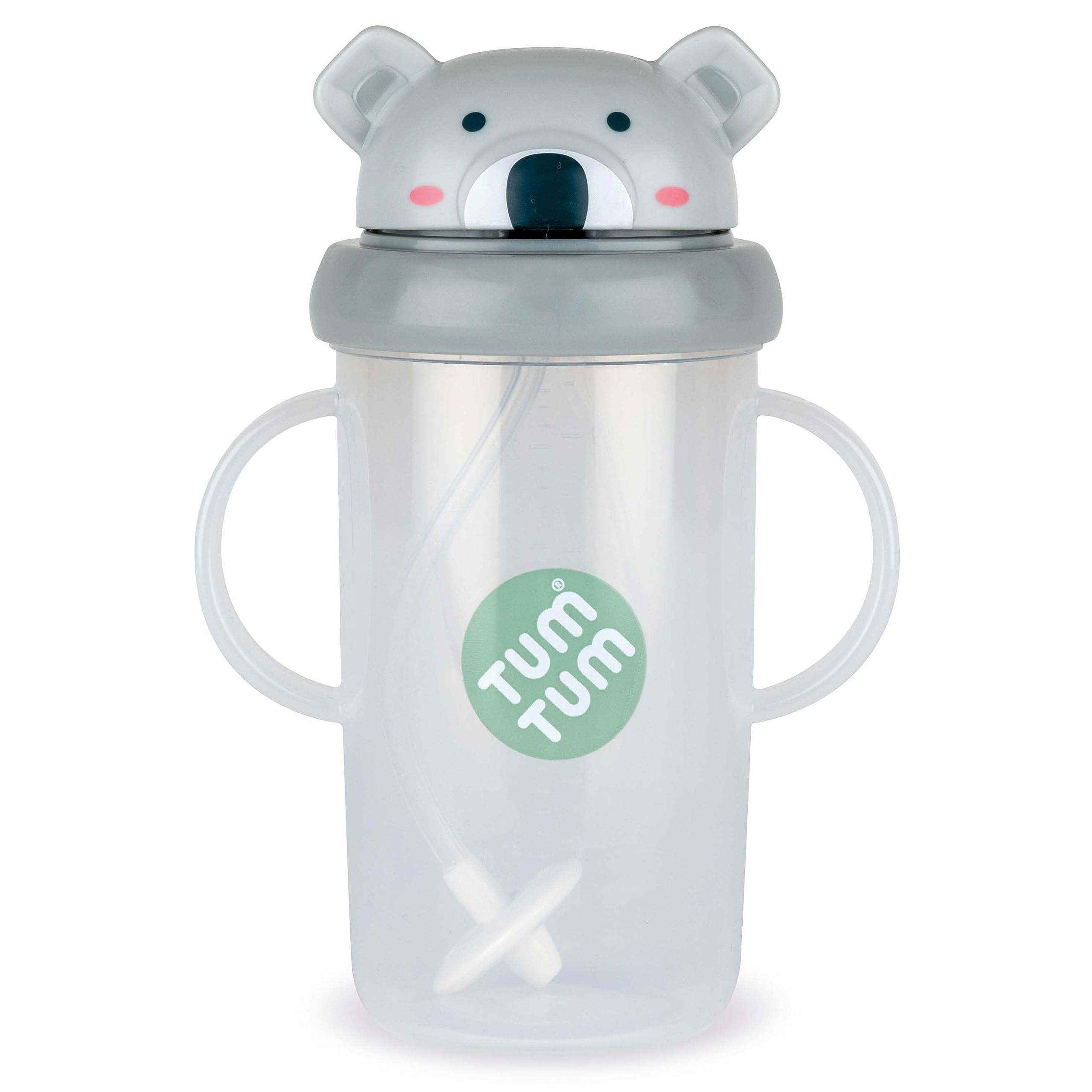 TUM TUM Tippy Up cup side view highlights kid-friendly self-feeding design