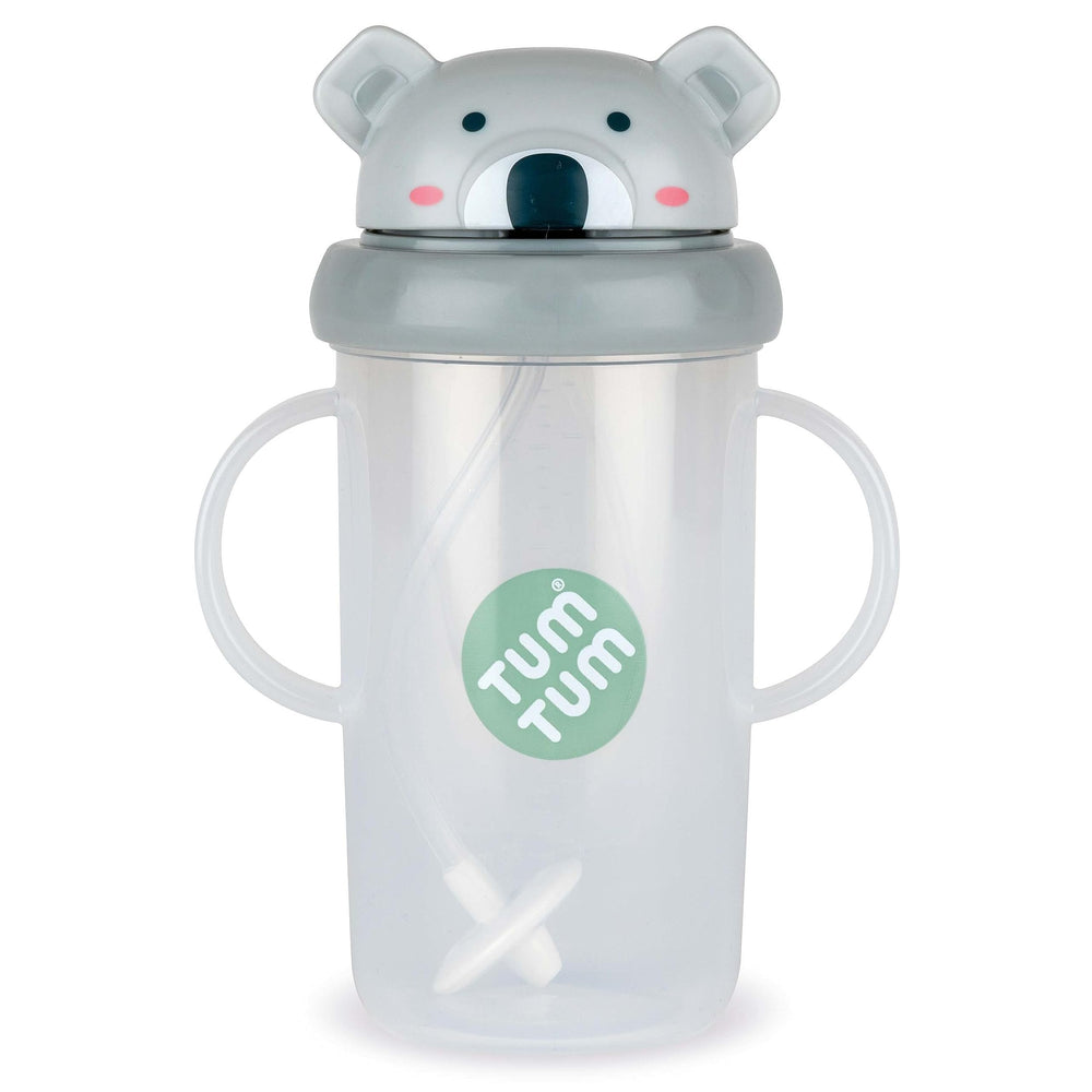 TUM TUM Tippy Up cup side view highlights kid-friendly self-feeding design