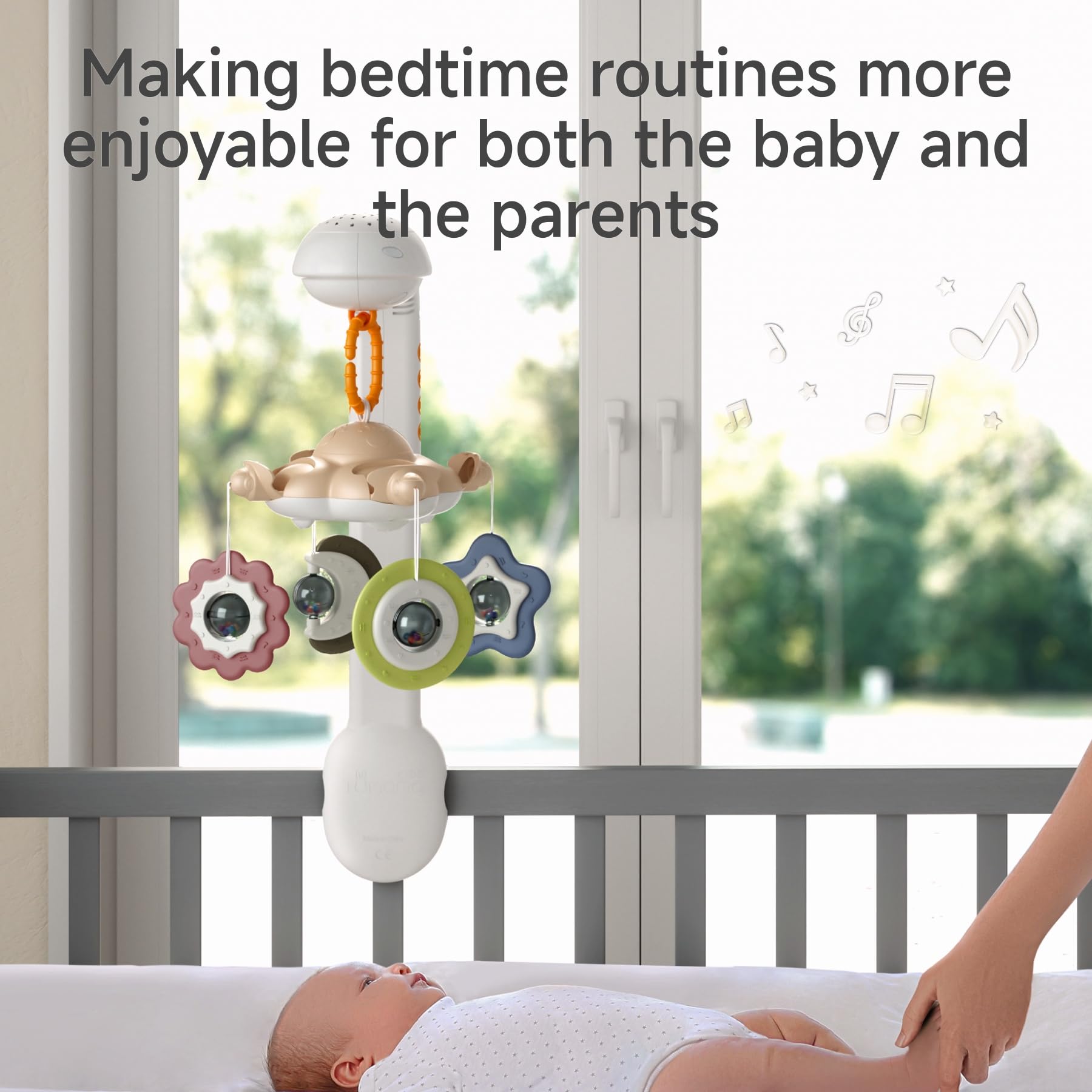 Tumama Kids anti-slip clip attachment fits cribs securely for versatile setup