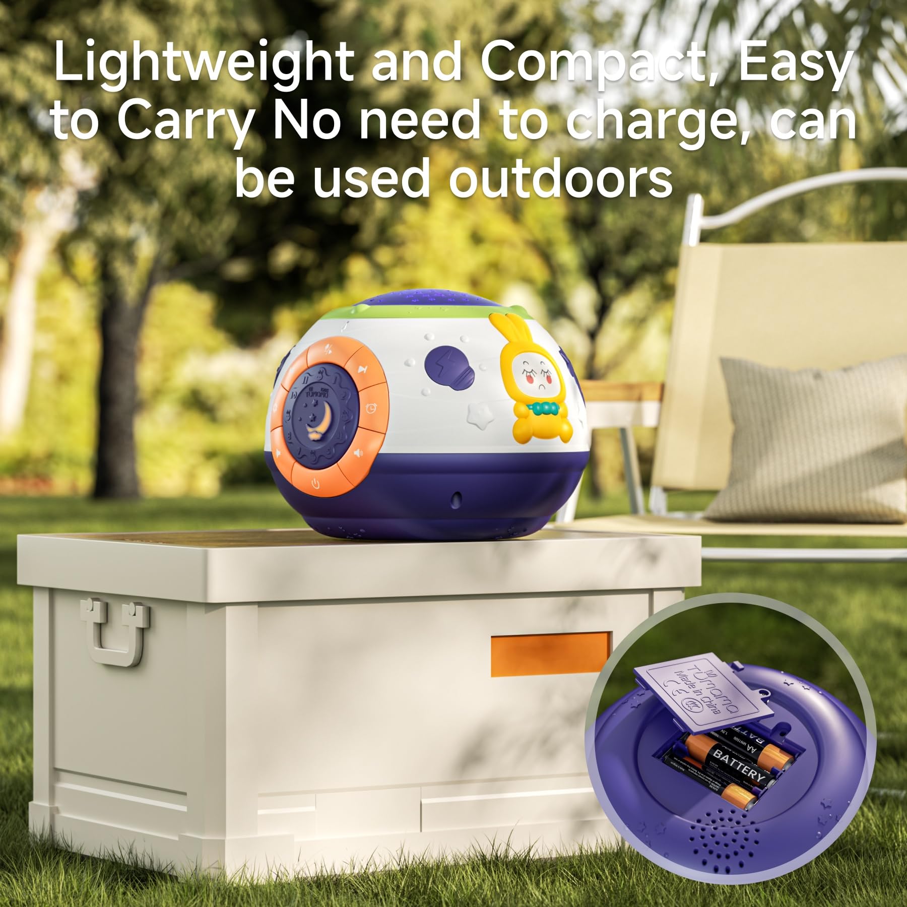 TUMAMA Kids auto-off timer helps manage nap routines