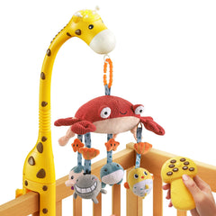 TUMAMA Kids crib mobile attaches easily and safely to most standard cribs.