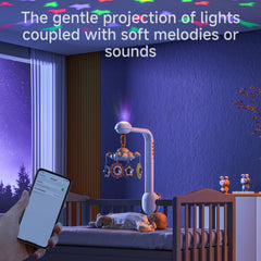 Tumama Kids night light star projector paints dreamy skies for baby night time