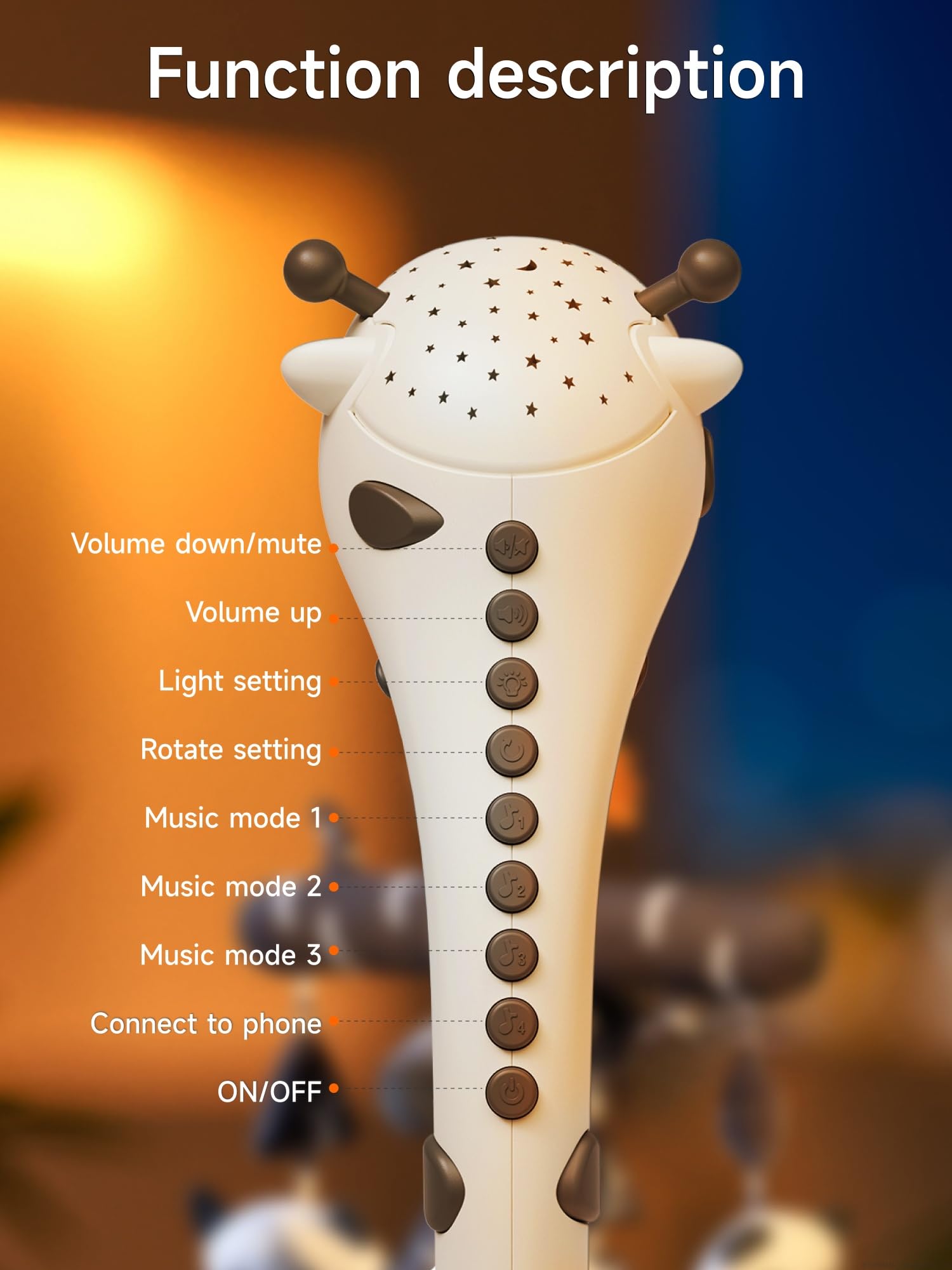 TUMAMA KIDS standalone music box projector after baby grows