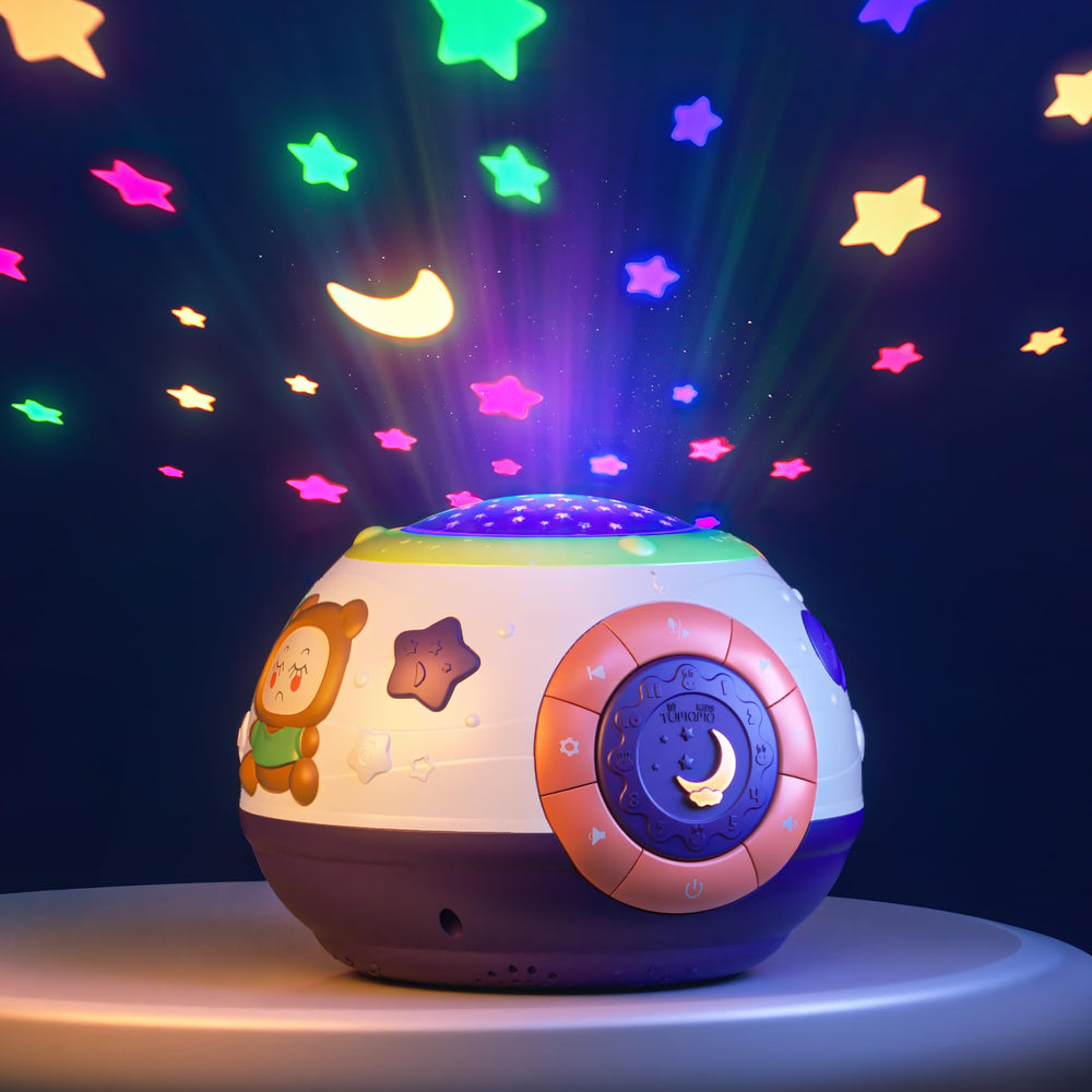 TUMAMA Kids star projector night light brightens nursery for soothing evenings