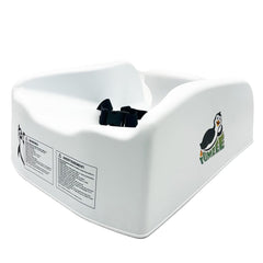 Tumzee arms freed for play enables baby to reach and explore with less restriction.