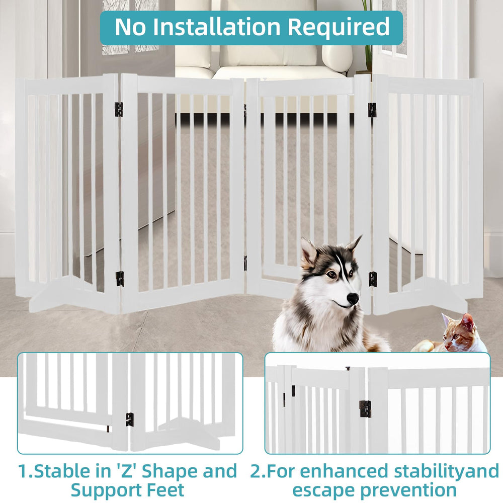 Tuopus ventilated mesh panels allow airflow while supervising a pet.