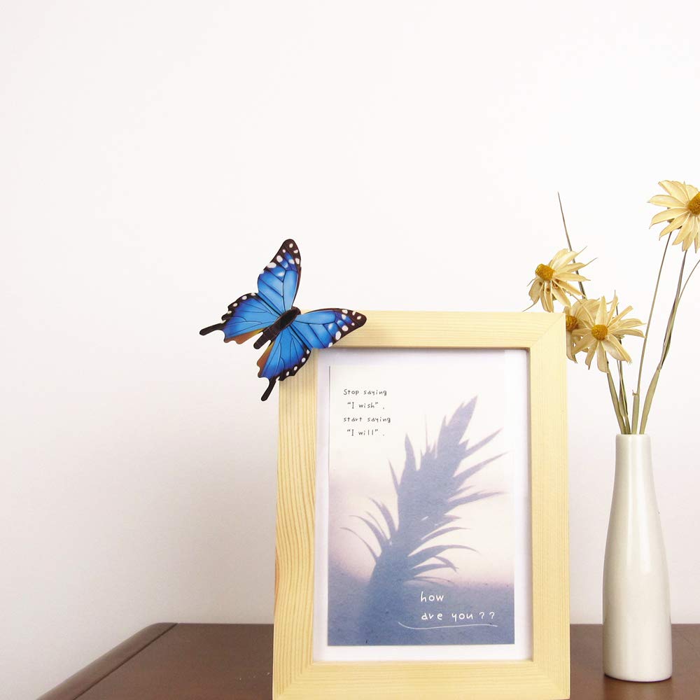Tuosiwei butterfly wall decal blue items are removable for flexible party decor