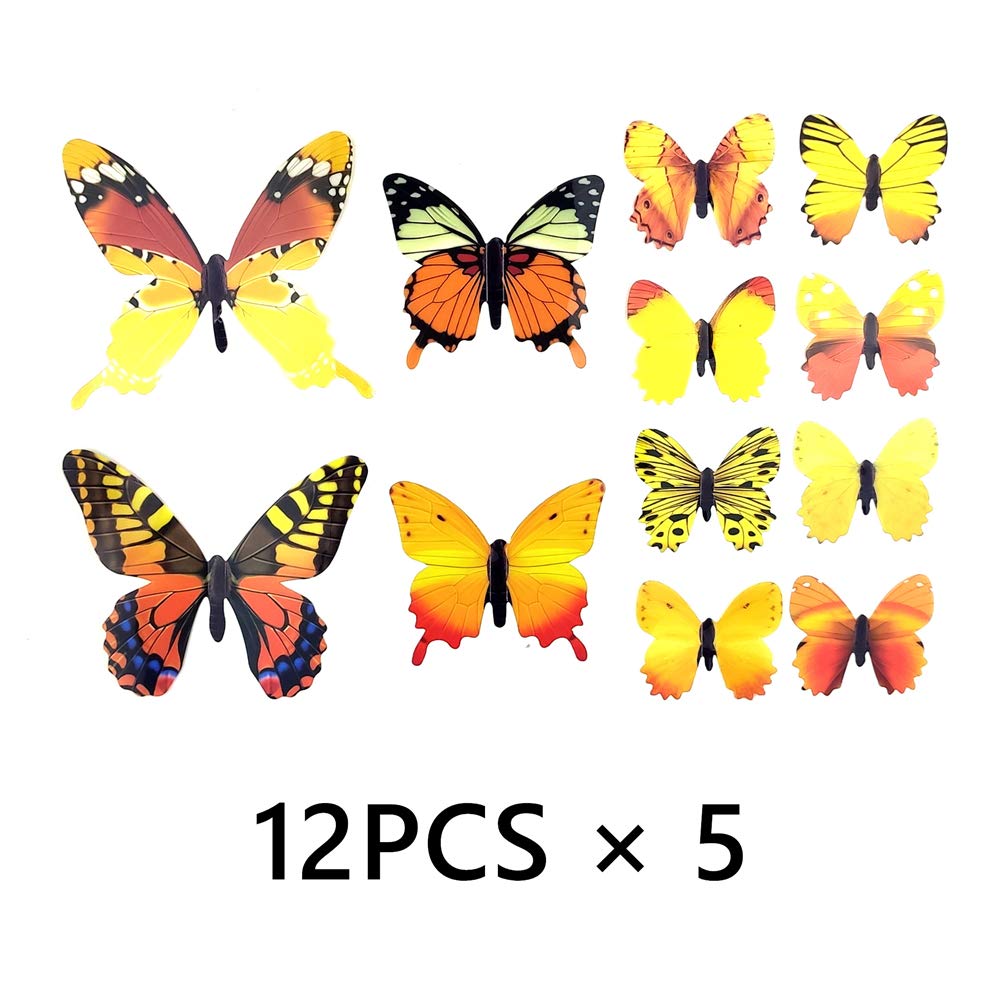 Tuosiwei removable butterfly wall decal adhesive enables easy decor changes.