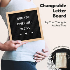 TUOWITA white photo frame displaying ultrasound photos or memories
