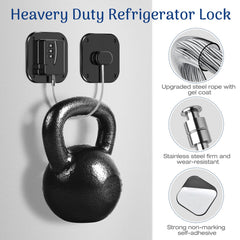 Tupetcs Fridge Lock cabinet application illustrates versatile home safety.
