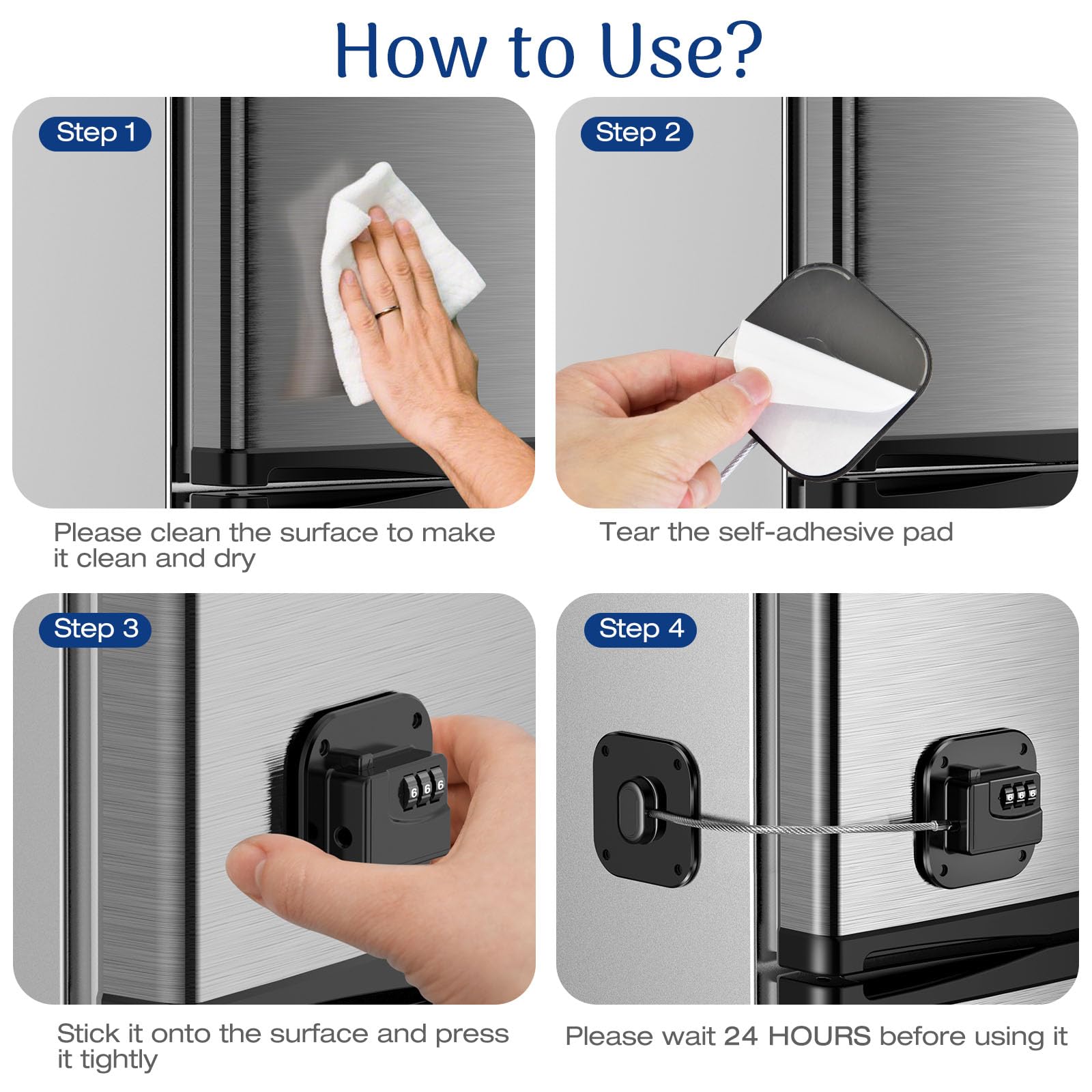 Tupetcs Fridge Lock closet application demonstrates flexible protection for spaces.