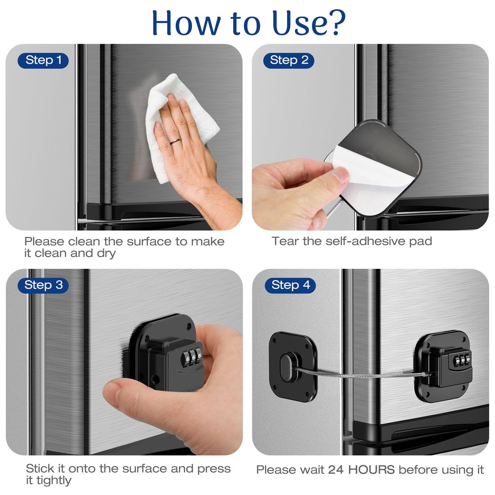 Tupetcs Fridge Lock closet application demonstrates flexible protection for spaces.