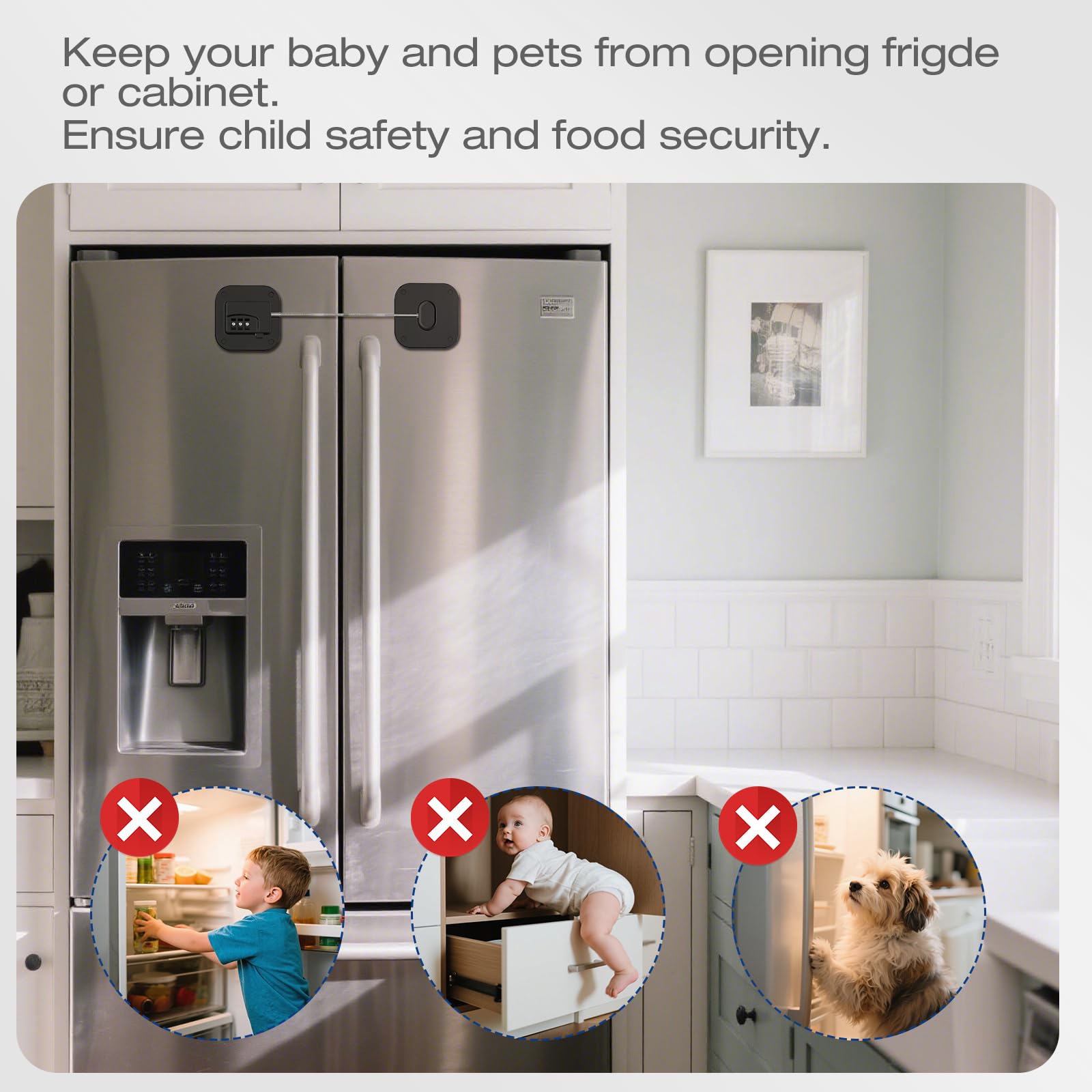 Tupetcs Fridge Lock oven protection demonstrates appliance safety.
