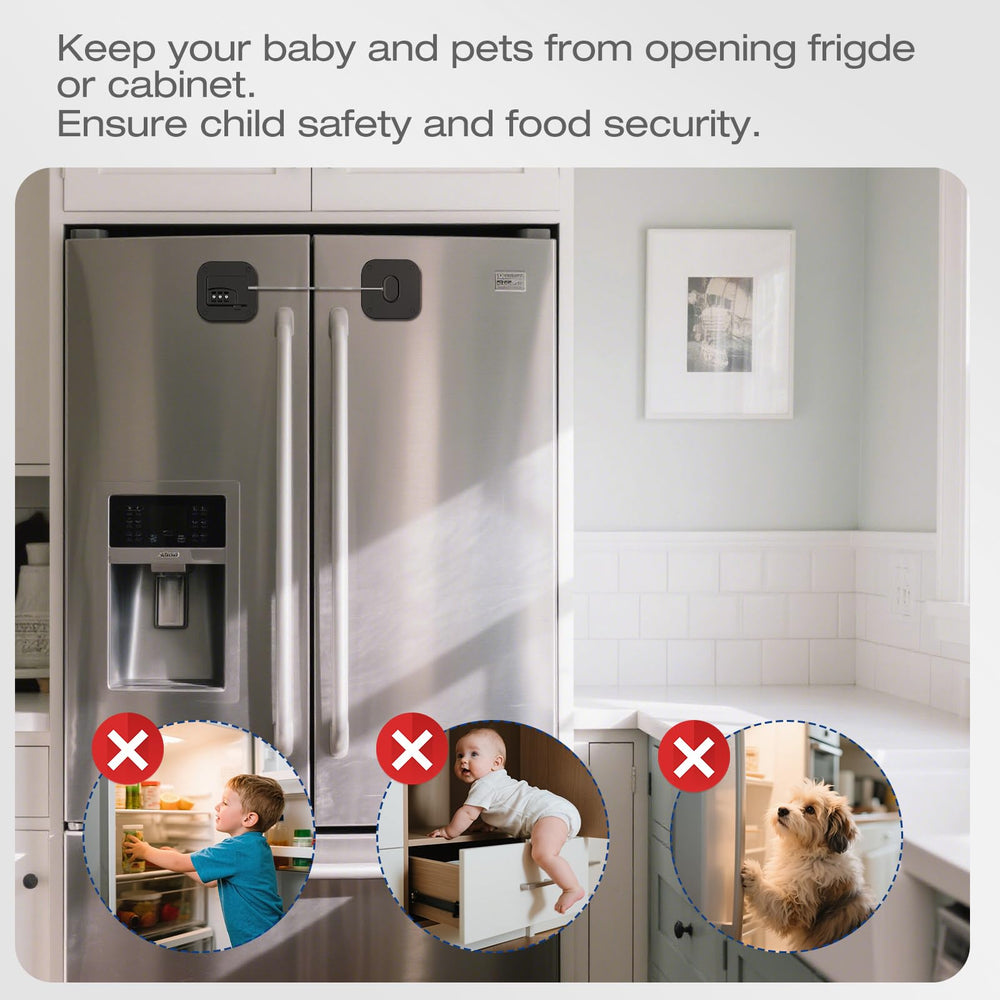 Tupetcs Fridge Lock oven protection demonstrates appliance safety.