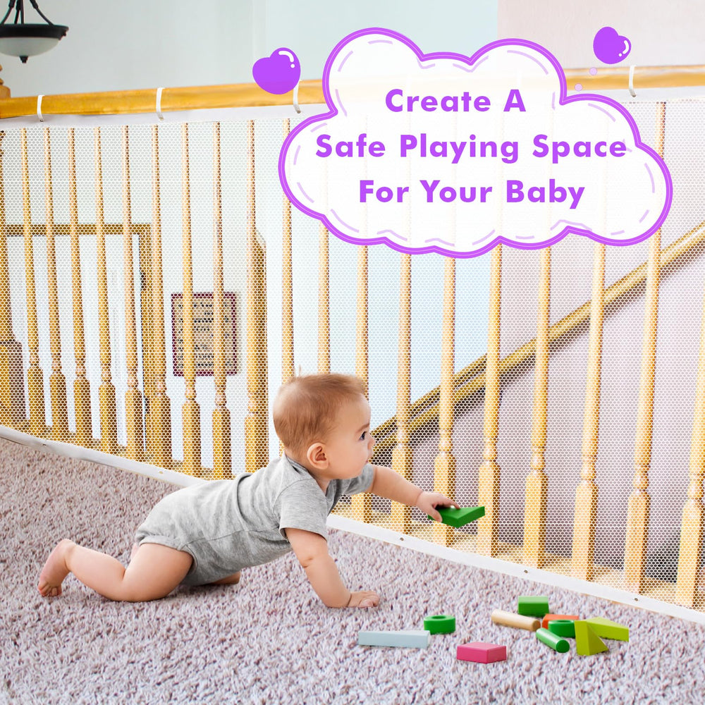 Tupi Banister Guard supports pets and kids safely on balconies.