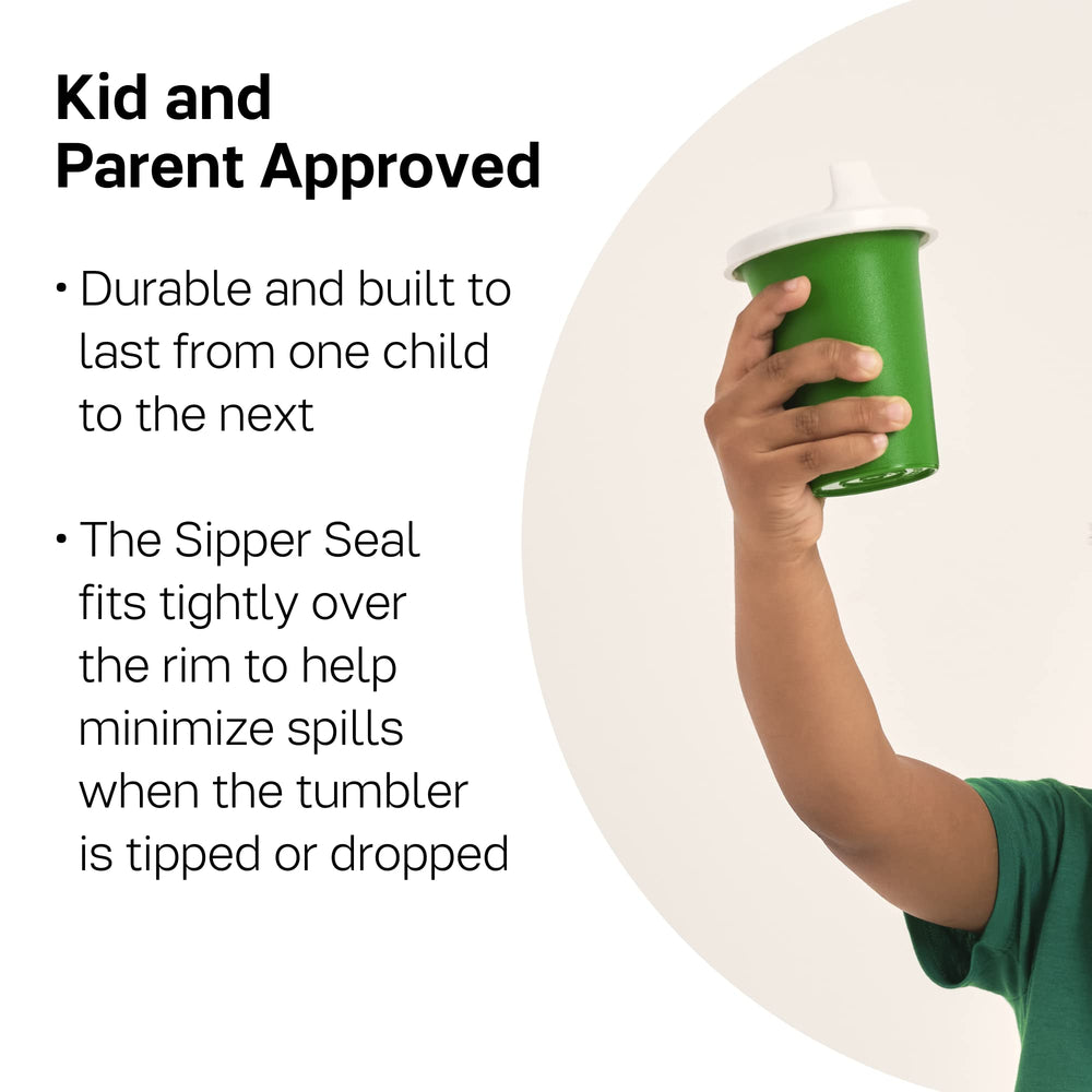 Tupperware Bell Tumblers dishwash-safe icon image showing easy cleaning after meals.