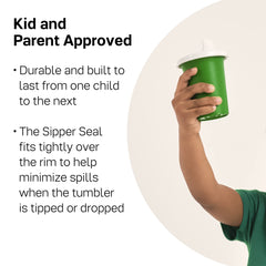 Tupperware Bell Tumblers dishwash-safe icon image showing easy cleaning after meals.