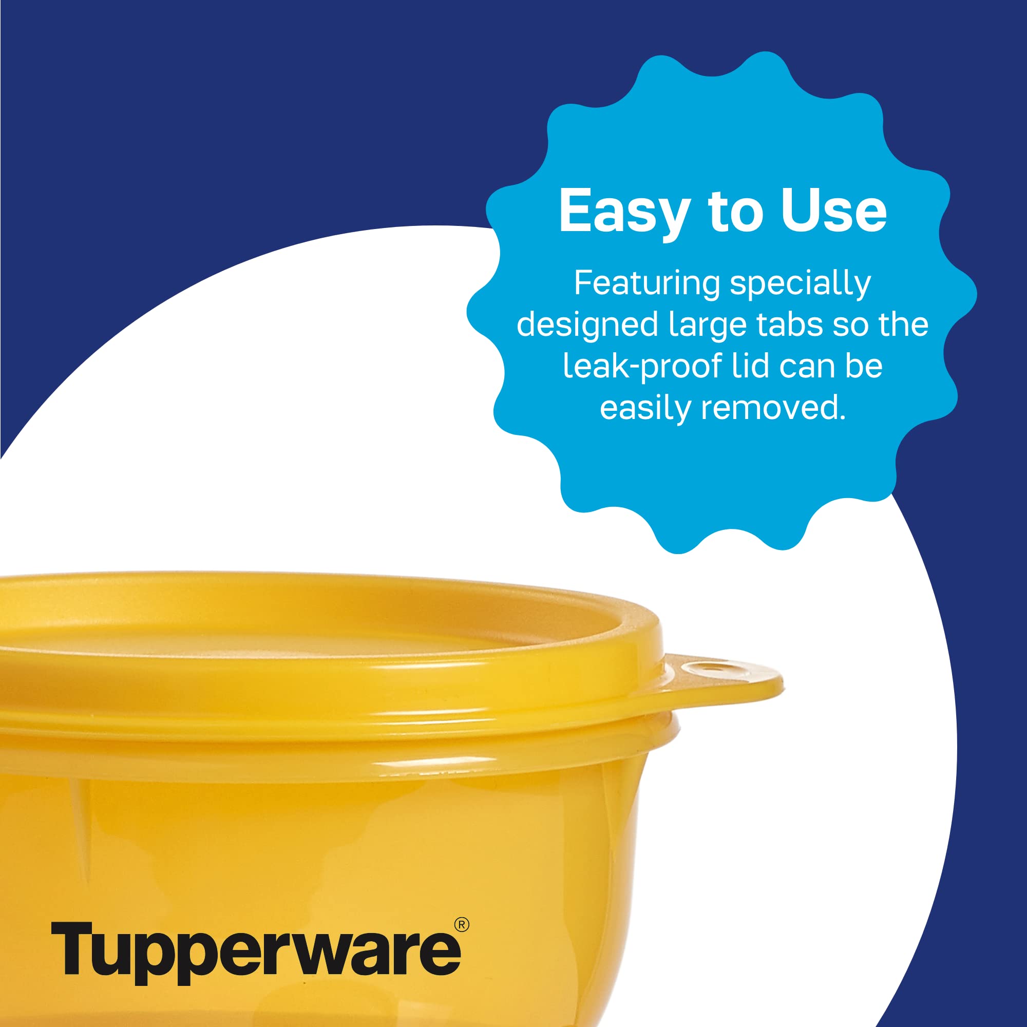 Tupperware Ideal Lit’l bowls stack neatly for compact lunch boxes.