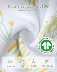 TURMEWU Sleep Sack sleeveless design promotes airflow for warm climates.
