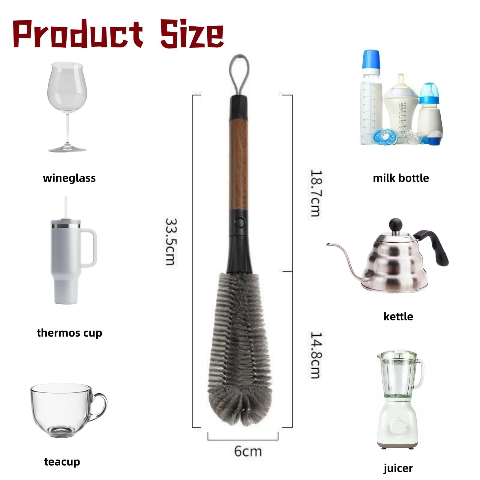Turutu bendable brush head close-up reaching tight spots for thorough scrubbing.
