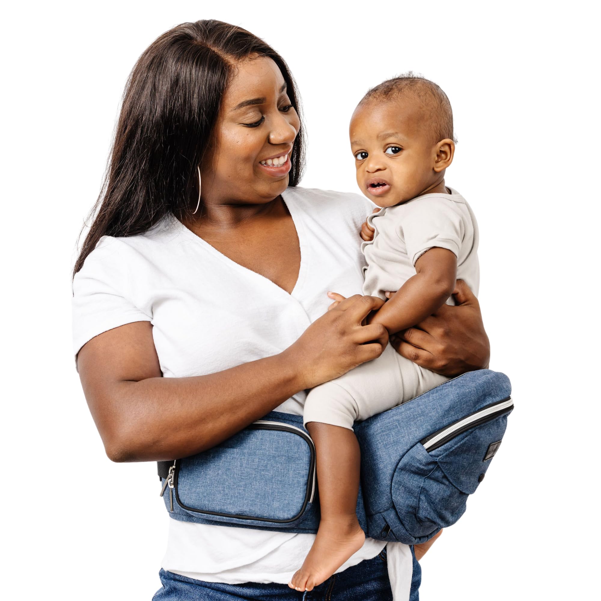 TushBaby five-pocket storage highlights easy access to essentials.