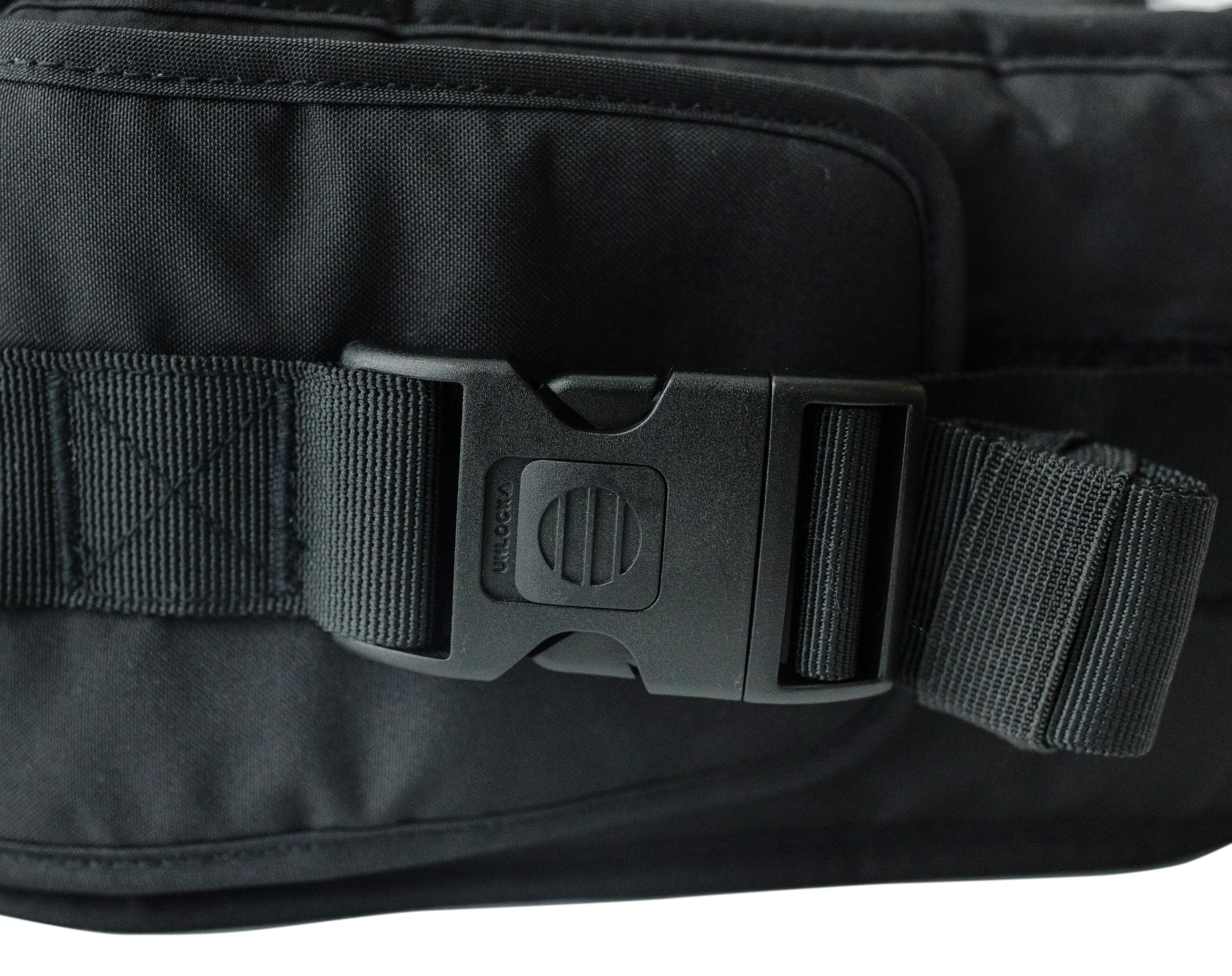 TushBaby waistband extender extended length highlights improved reach for larger waists