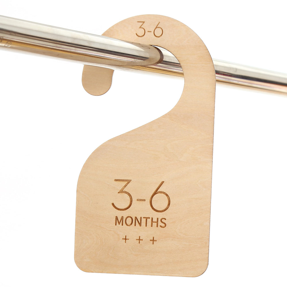 TUTOTU modern baby closet dividers fully-organized closet visualization helps parents.