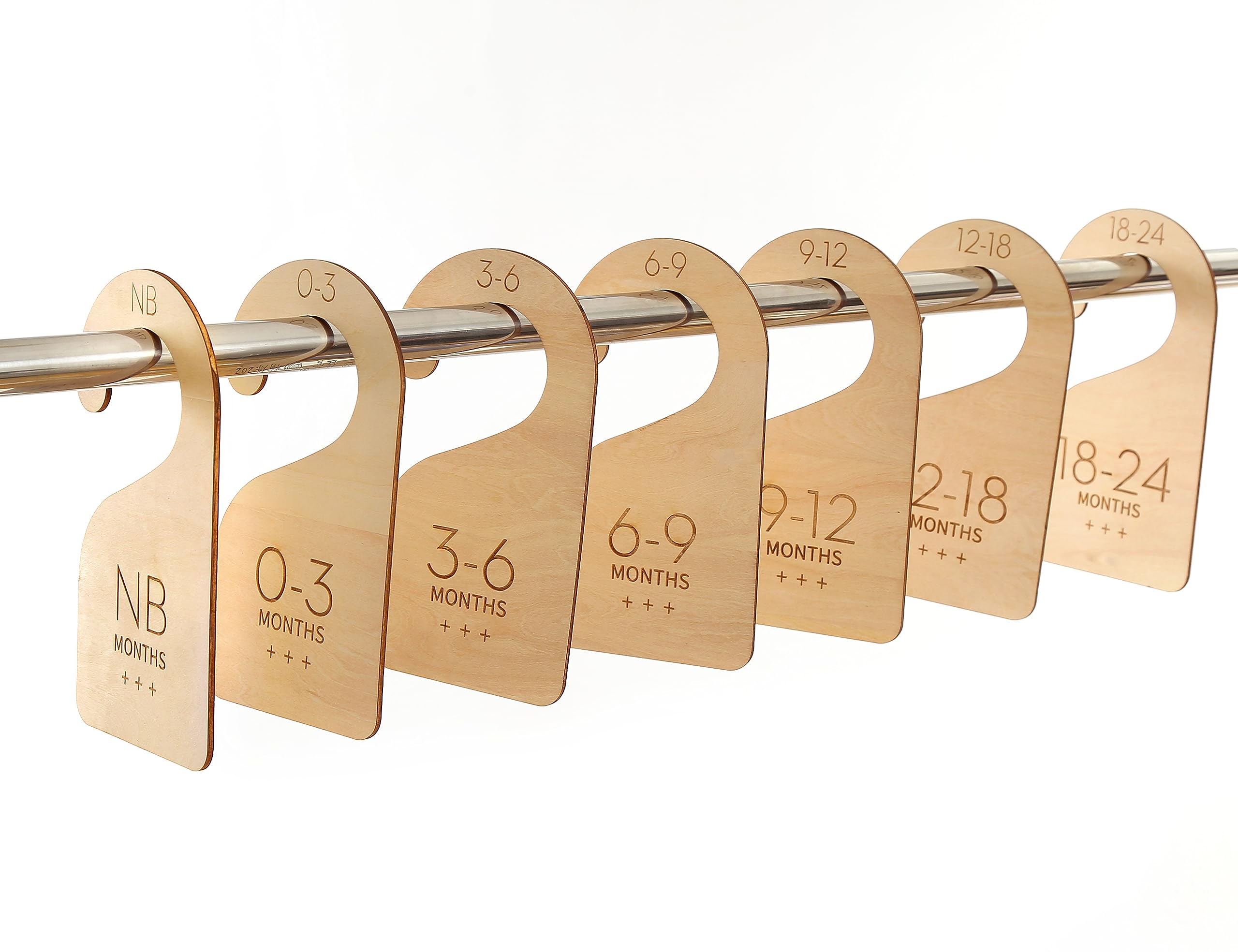 TUTOTU modern baby closet dividers packaged, ready-to-gift organization for new parents.