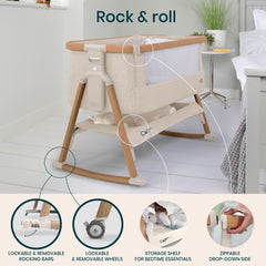 Tutti Bambini CoZee Air Bassinet portable travel bag enables easy transport