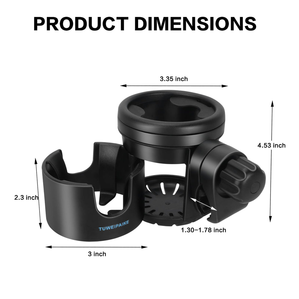 TUWEIPAIKE anti-slip materials keep cups stable during bumpy rides