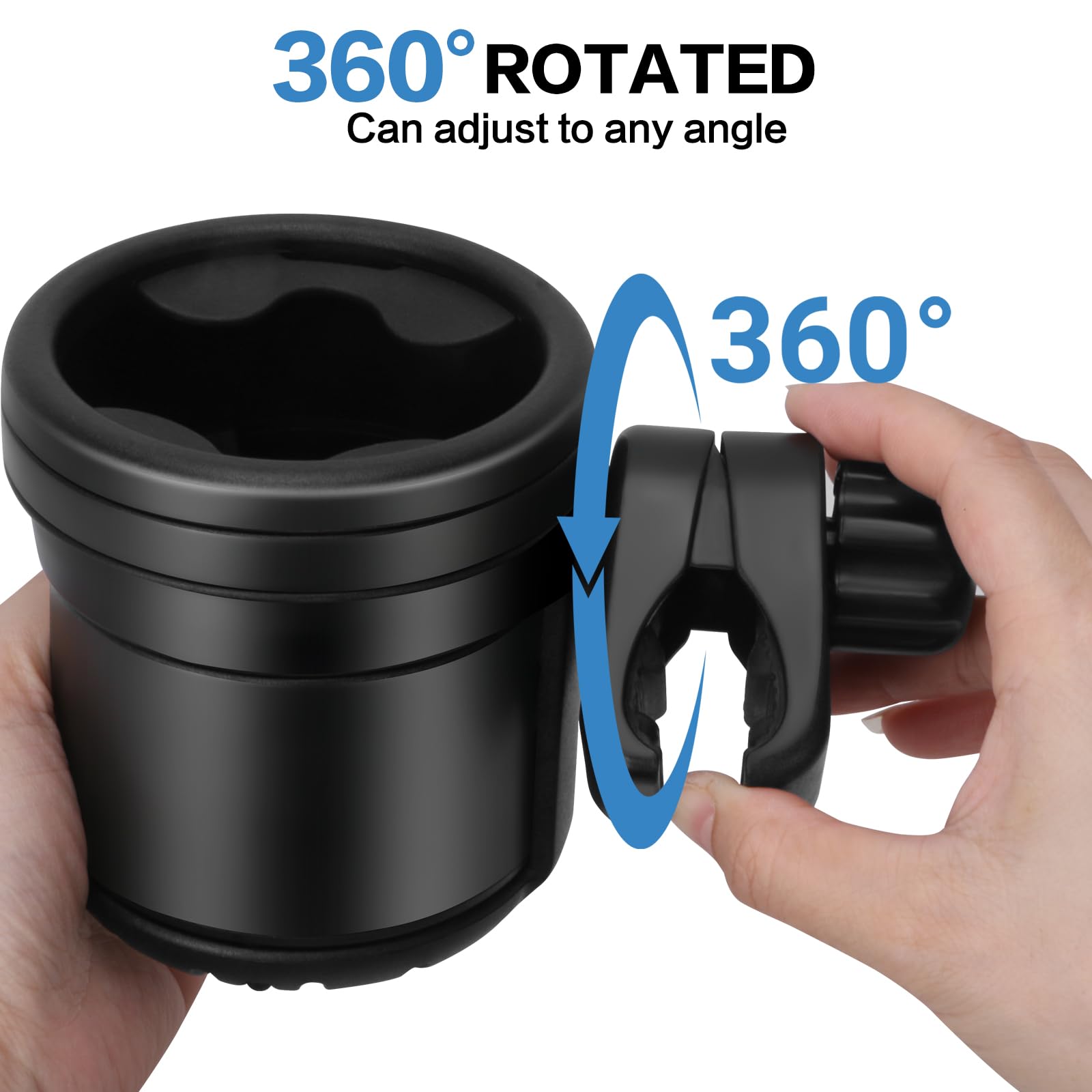 TUWEIPAIKE prams cup holder adjustable clamp grips different stroller poles