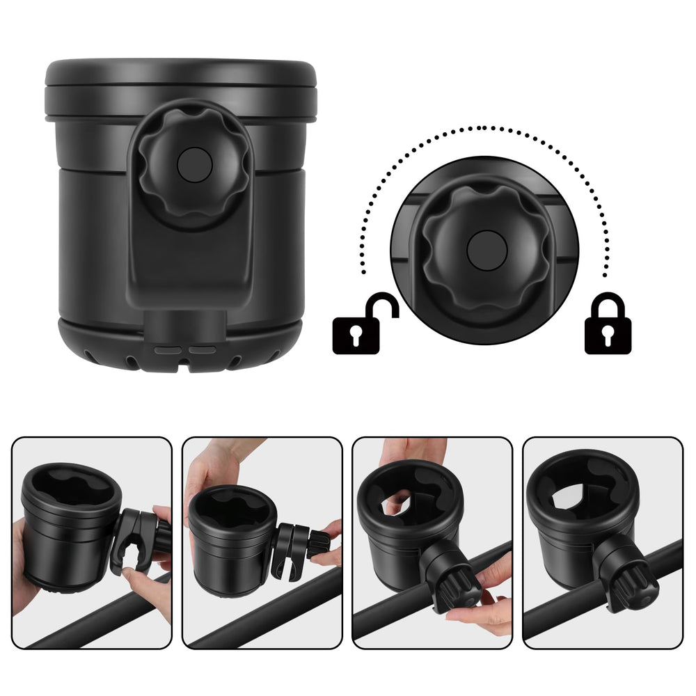 TUWEIPAIKE silicone-petal fixation prevents spills by securing bottle bodies