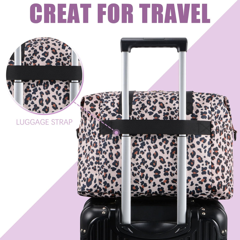 Tuwubi diaper bag tote offers a detachable shoulder strap for crossbody wear.